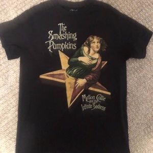 Smashing Pumpkins Band T Shirt Black Small Mellon Collie